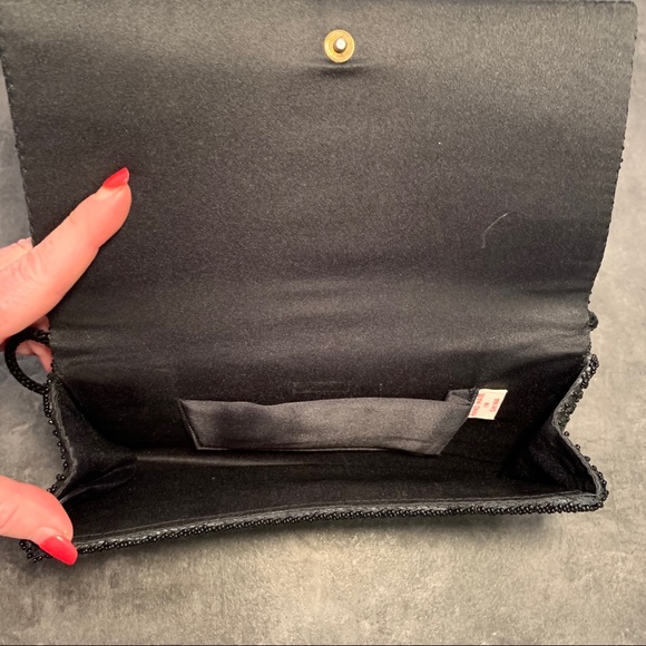 Black Evening Bag Clutch - Picture 3 of 4